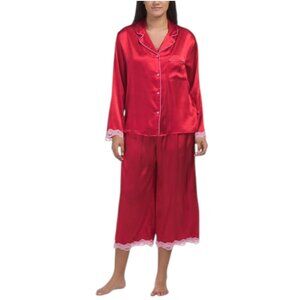 LINEA DONATELLA Love Stories Lace Trimmed Pajama Set